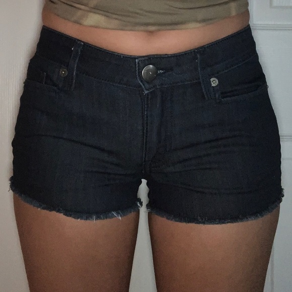 BCBGeneration Faded Blue Denim Shorts - Picture 5 of 5